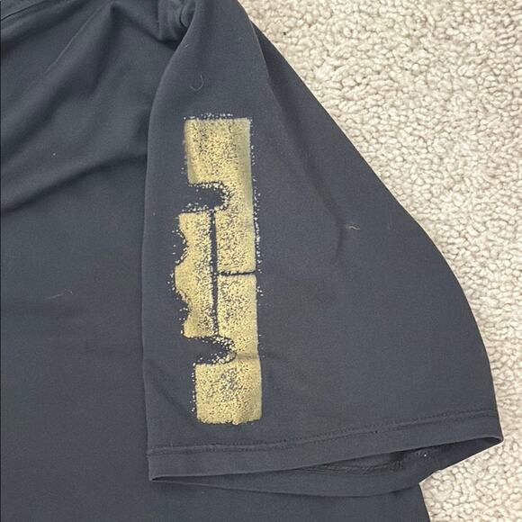 Nike Dri-Fit Black Graphic Short Sleeve T-Shirt Strive For Greatness Men's XL - Picture 4 of 6